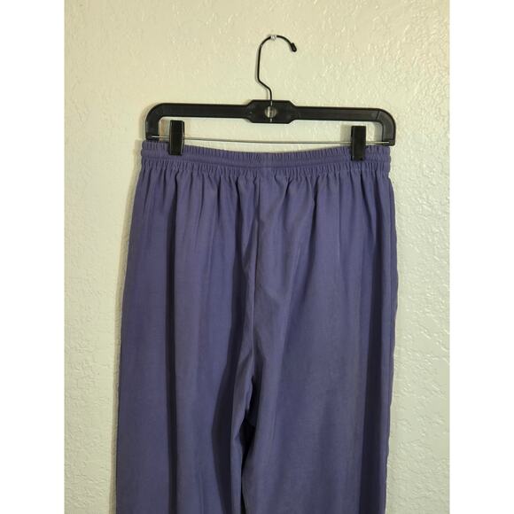Jamie Sadock Women's Jogger Pants Medium Purple Golf Pull On Ankle‎ Zip Pockets - Picture 7 of 9